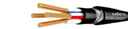 Кабель ВБбШвзнг 2х2,5